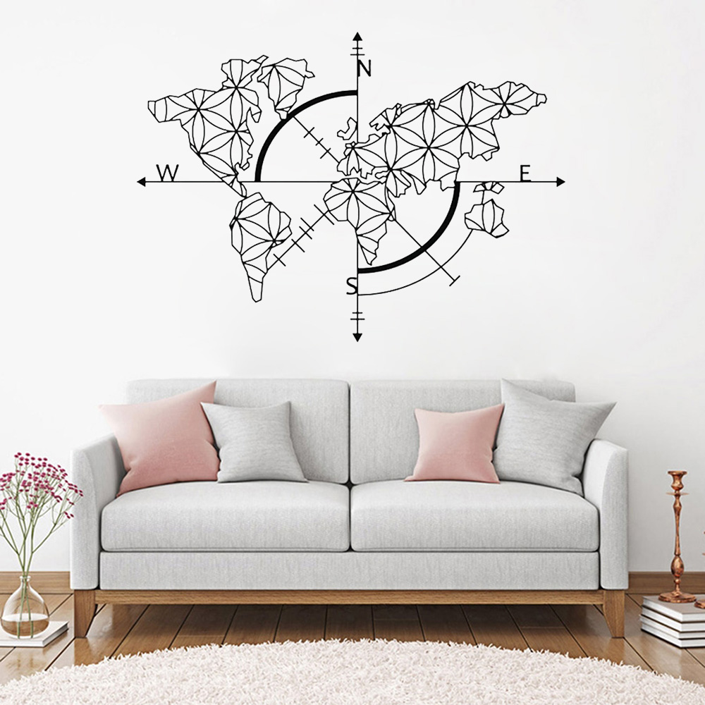 World Map Art Wall Decal World – обзор и цена Office Furniture World