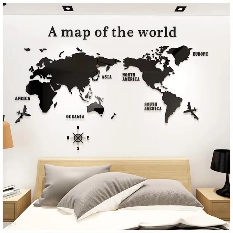 Modern World Map Acrylic 3D Wa – обзор и цена Office Furniture World