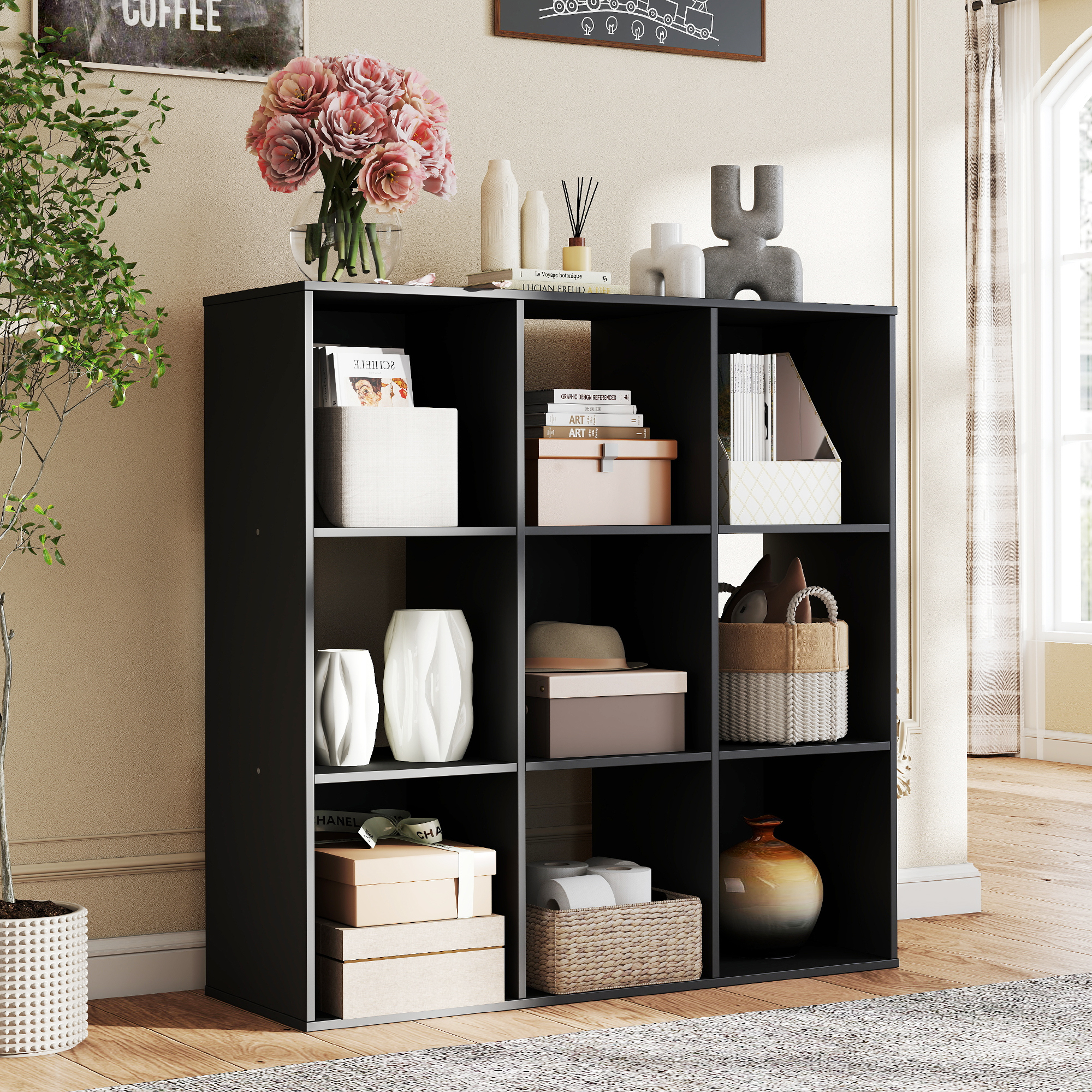 JHK 9 Cube Storage Organizer W – обзор и цена Office Furniture Dimensions