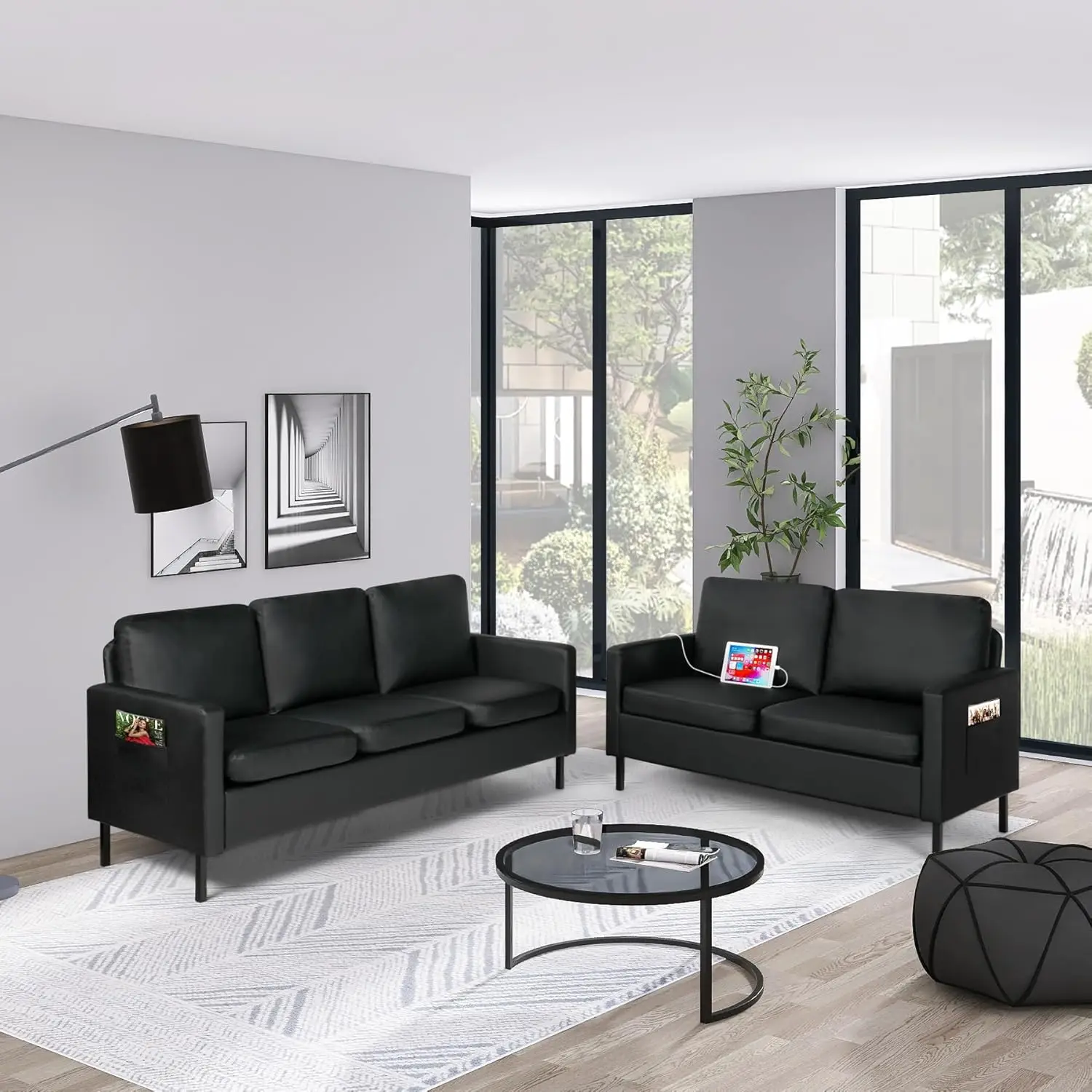 Modern Comfy Couch with  USB,  – обзор и цена Office Furniture Dimensions