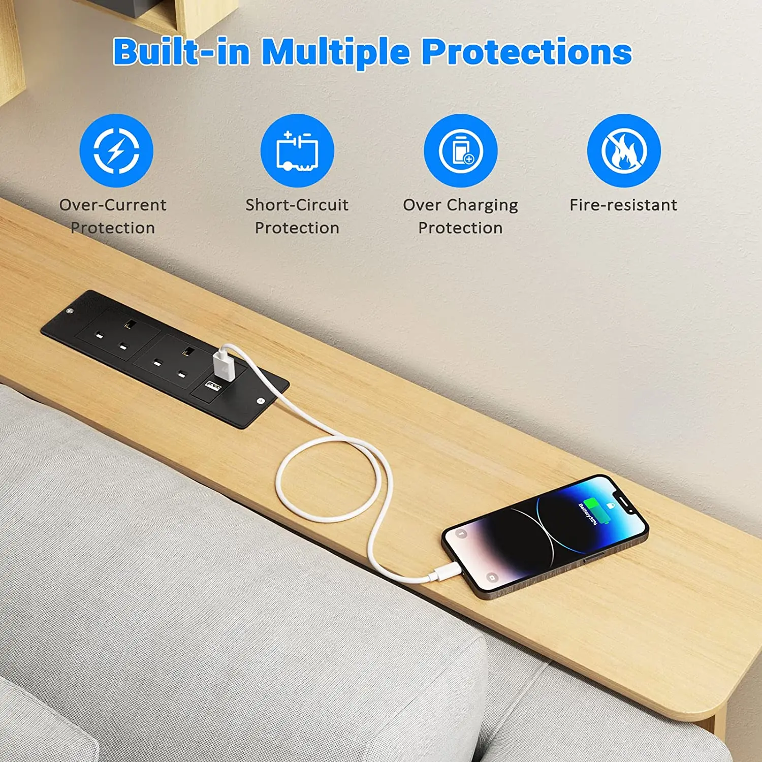 UK Embedded Table Hidden Socke – обзор и цена Office Furniture Uk