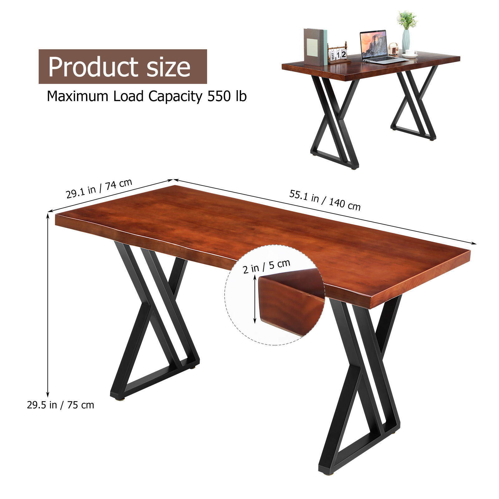 Heavy-Duty Solid Wood Computer – обзор и цена Office Furniture Dimensions