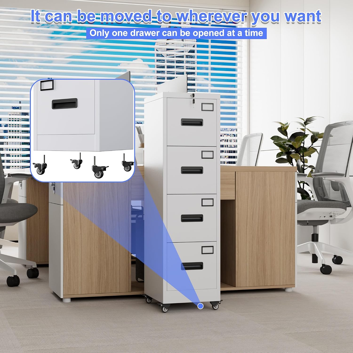 4 Drawer File Cabinet With Loc – обзор и цена Office Furniture Dimensions
