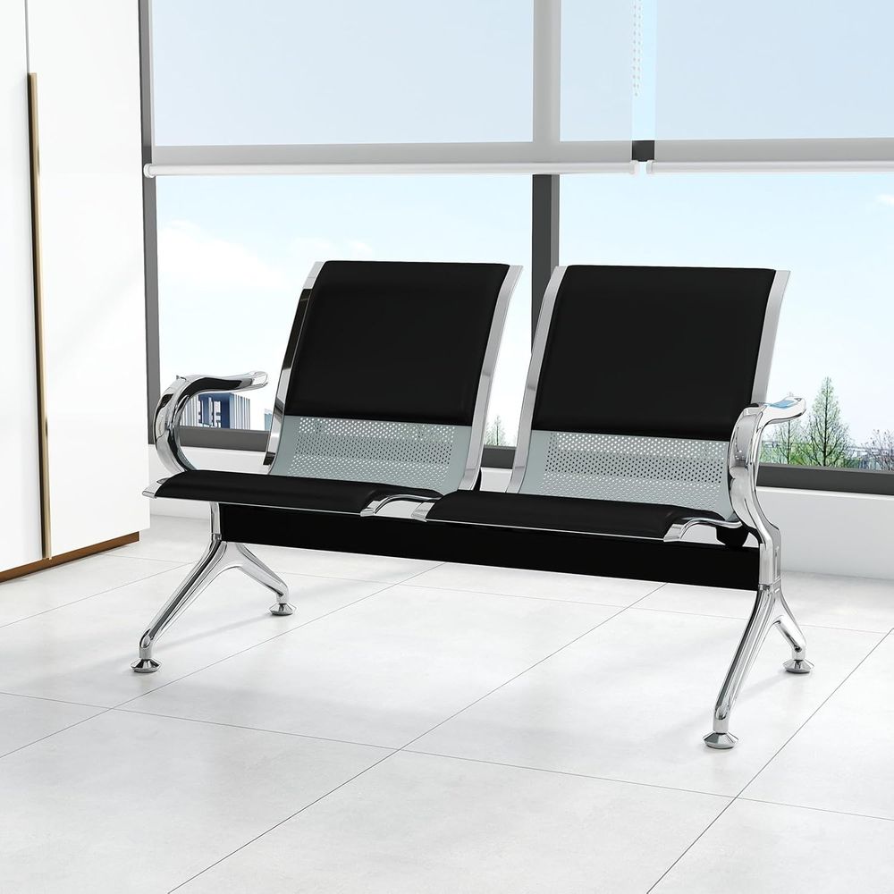 Padded PU Leather Waiting Room – обзор и цена Visitor Chair Padded